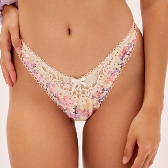For Love & Lemons Garden Thong Panty - Picture 3 of 4
